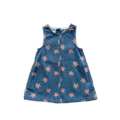 Organic Starlight Print Denim Zip Back Dress