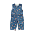 Organic Starlight Print Denim Oversized Jumpsuit