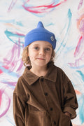 Organic Cord Shirt Jacket Wooden Buttons - Espresso