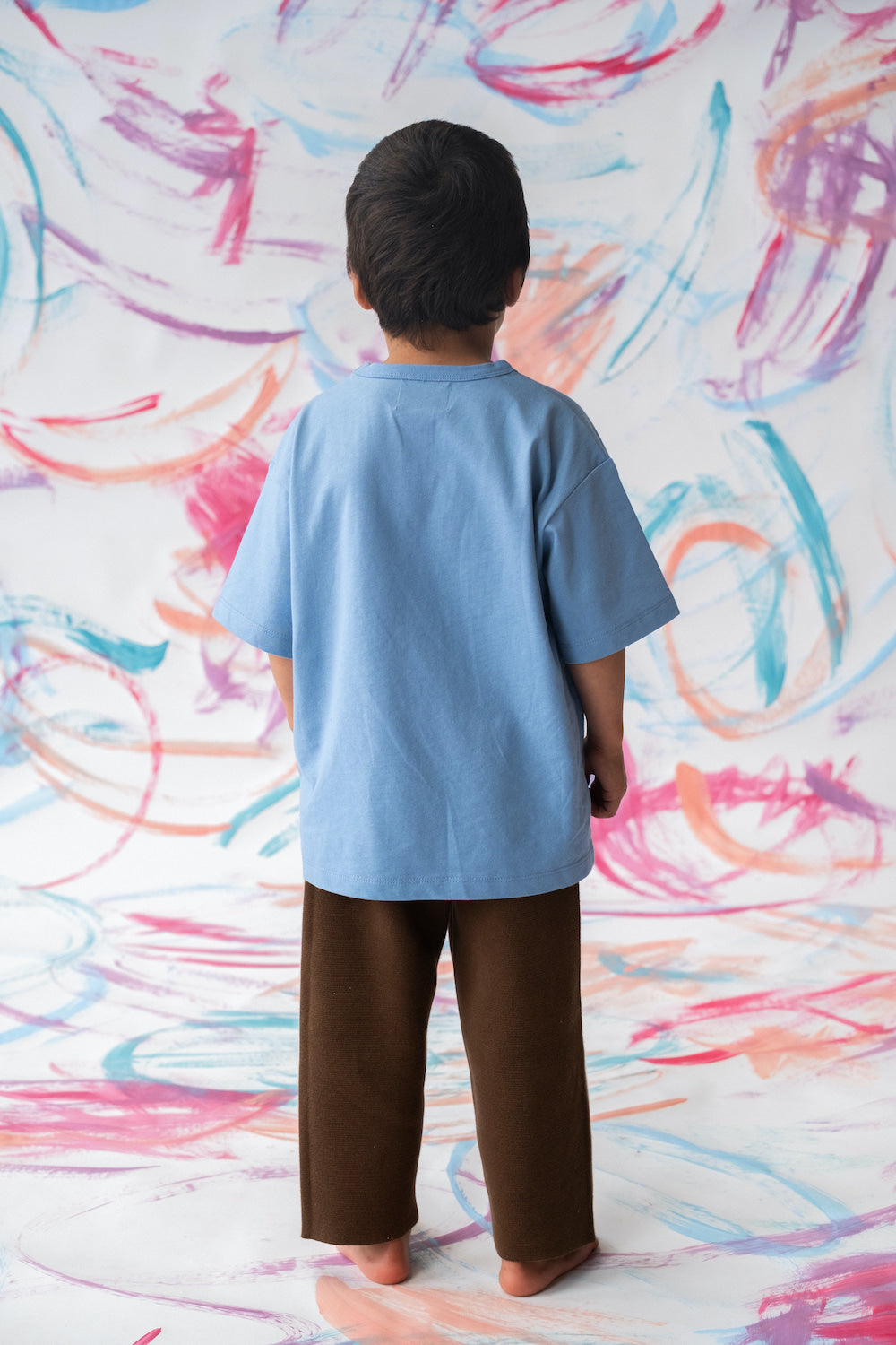 Organic Jersey Tee - Duck Egg