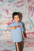 Organic Jersey Tee - Duck Egg
