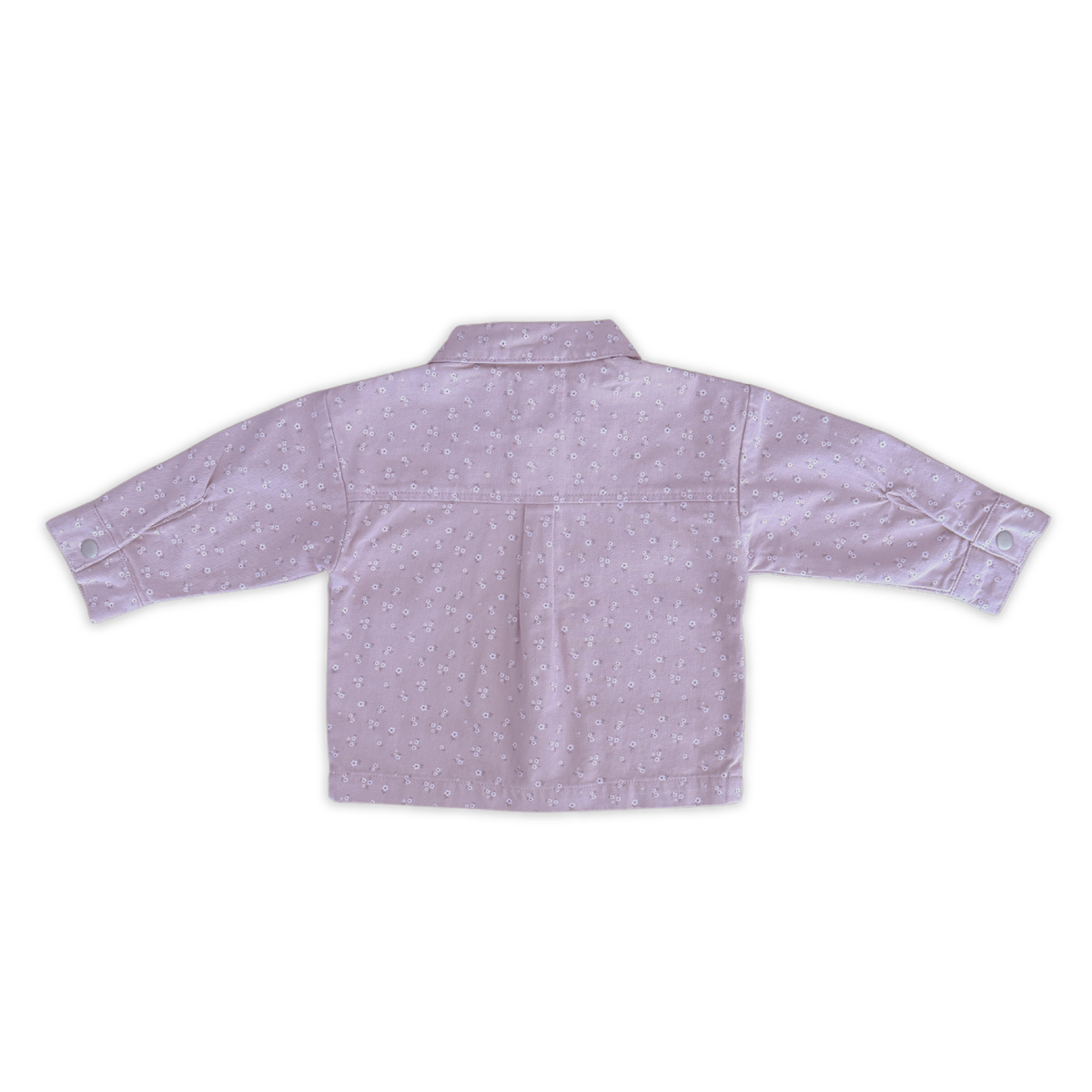 Organic Bloom Posy Print Denim Shirt Jacket